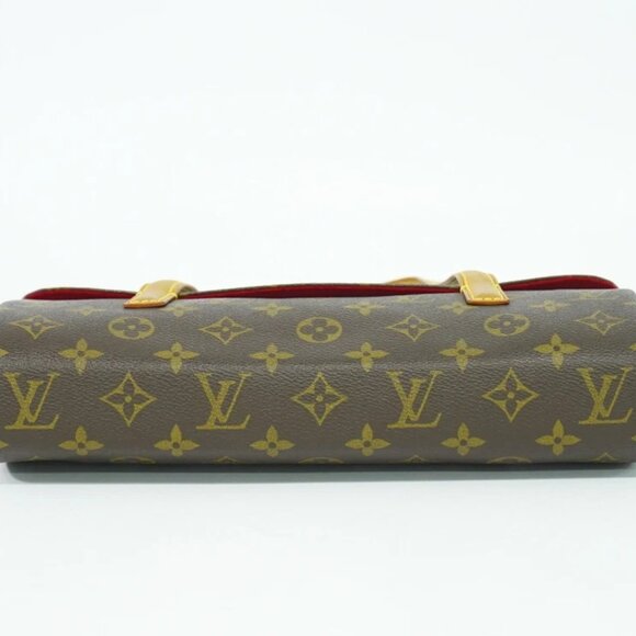 Louis Vuitton Sonatine Monogram Canvas Handbag Brown - Picture 4 of 10